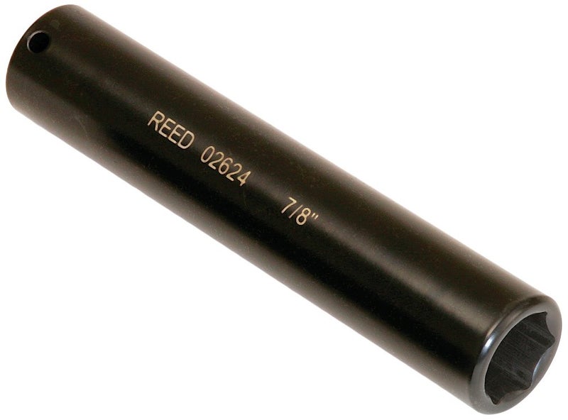 Reed Tool 02624 EDS14 Extended Length Socket, 7/8-Inch, 6-1/2-Inch Deep